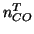 $n^T_{CO}$