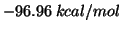 $-96.96\;kcal/mol$