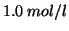 $1.0\;mol/l$