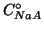 $C^\circ_{NaA}$
