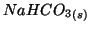 $\Solid{NaHCO_3}$