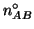 $n^\circ_{AB}$