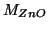 $\MWOf{ZnO}$