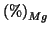 $\PercentOf{Mg}$