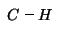 $\xy*+{C};p+/r2em/*+{H}**\dir{-}\endxy $