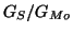 $G_{S}/G_{Mo}$
