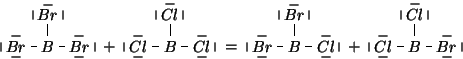 \begin{displaymath}
\begin{xy}
;*+{B};p=''B'';
''B'';p+/u2em/*+{Br}**\dir{-};p+/...
...\dir{}?<*\dir{\vert},p+/d0.1em/**\dir{}?<*\dir{\vert},
\end{xy}\end{displaymath}