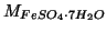 $\MWOf{FeSO_4\cdot{}7H_2O}$