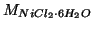 $\MWOf{NiCl_2\cdot{}6H_2O}$