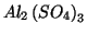 $Al_2\left(SO_4\right)_3$