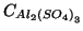 $\COf{Al_2\left(SO_4\right)_3}$