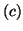 $\left(c\right)$
