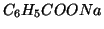$C_6H_5COONa$