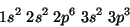 \begin{displaymath}
1s^2\;2s^2\;2p^6\;3s^2\;3p^3
\end{displaymath}