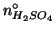 $\NZeroOf{H_2SO_4}$