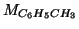 $M_{C_6H_5CH_3}$