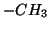 $-CH_3$