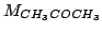 $M_{CH_3COCH_3}$