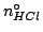 $\NZeroOf{HCl}$