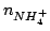 $n_{NH_4^+}$