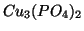 $Cu_3(PO_4)_2$